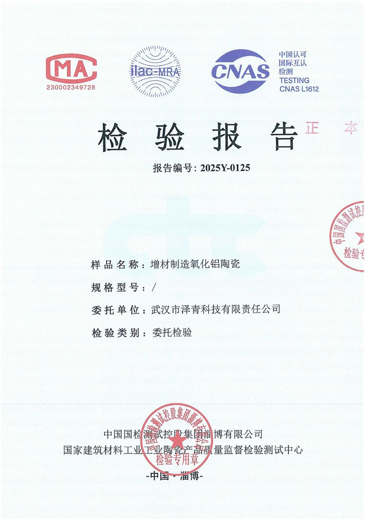 检验报告 (MA)